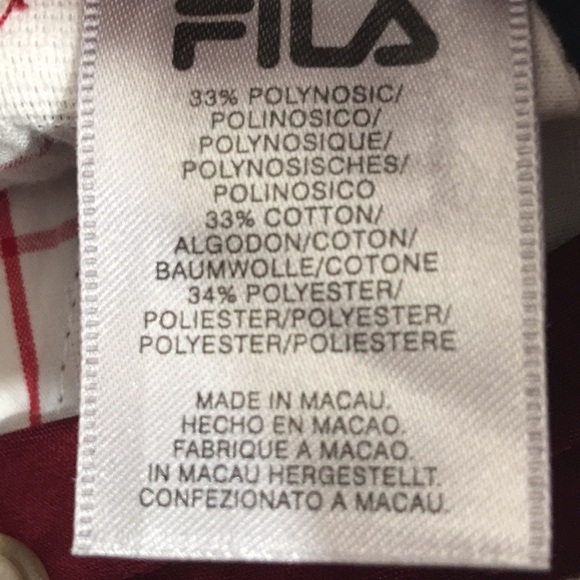 Fila Men’s Shorts 4 pockets Zipper Fly Size 32 - Picture 5 of 7